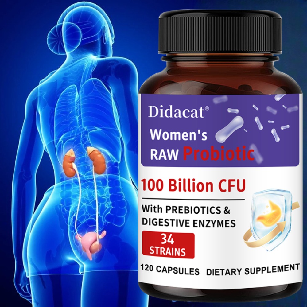 Probiotics Women Health - كبسولات البروبيوتيك الخام للنساء بتركيز 100