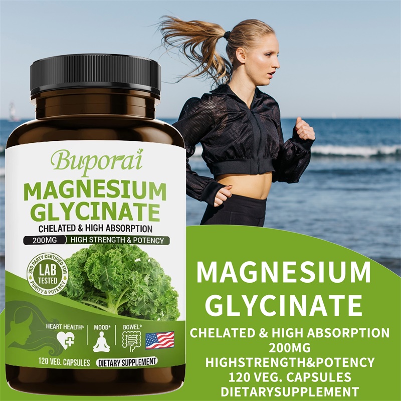 Magnesium Glycinate Capsule - كبسولات جليسينات المغنيسيوم تساعد على تخفيف