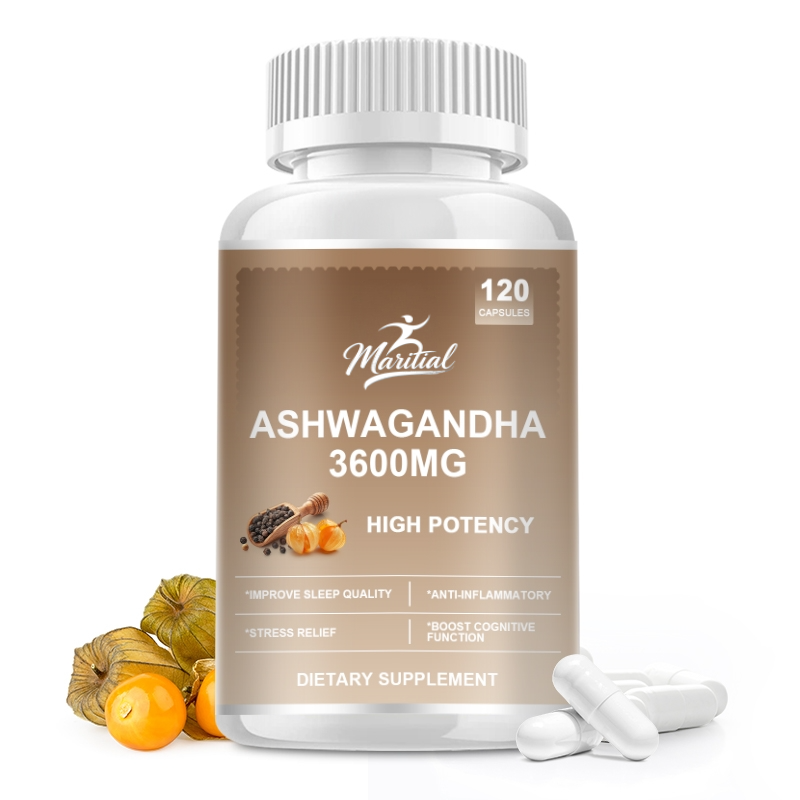 Ashwagandha Extract Root - كبسولات مستخلص جذور الأشواغاندا العضوية النقية