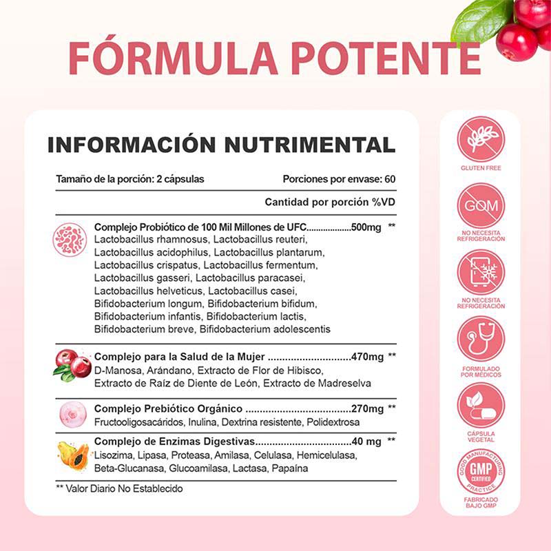 كبسولات PROBIOTICOS MUJER - تد - مراجعة Probiotics Women Health وسعره