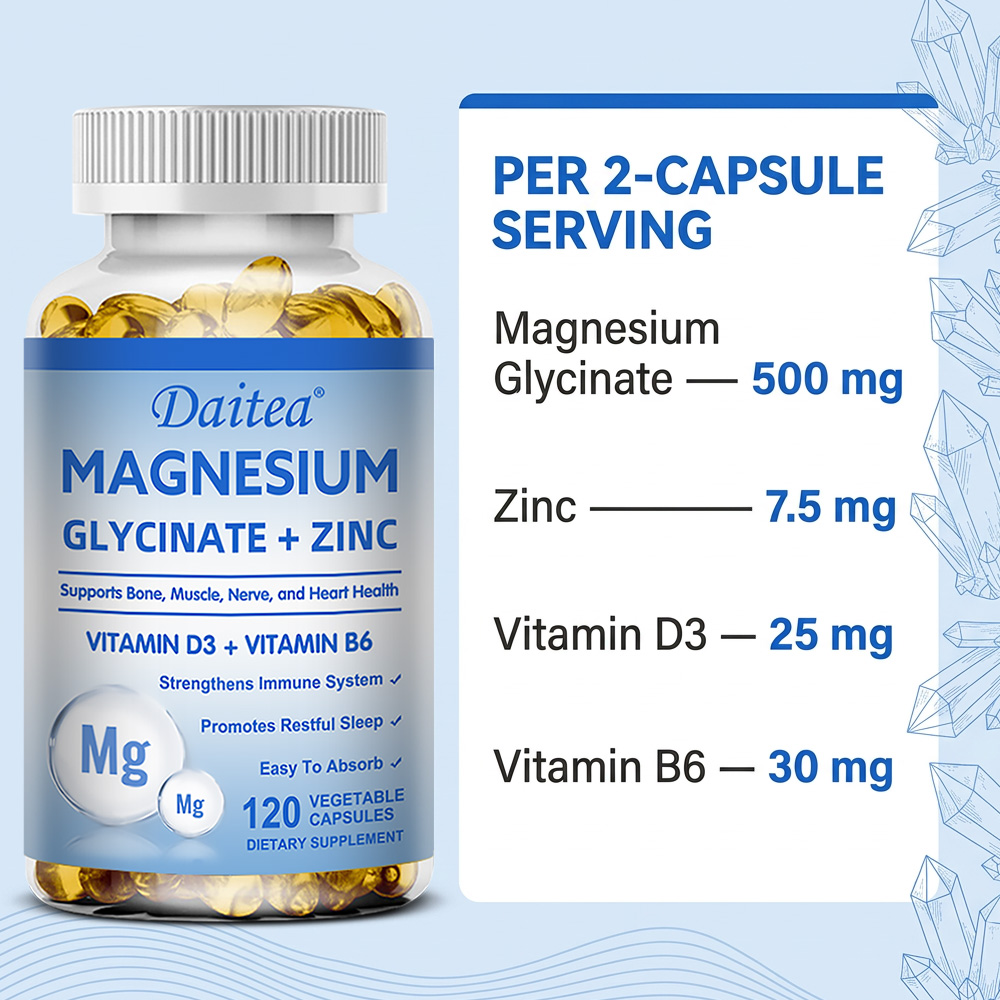 مغنيسيوم جلايسينات + زنك - يحس - مراجعة Magnesium Glycinate Capsule وسعره