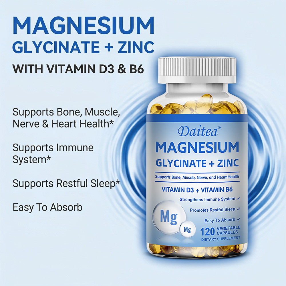 مغنيسيوم جلايسينات + زنك - يحس - مراجعة Magnesium Glycinate Capsule وسعره