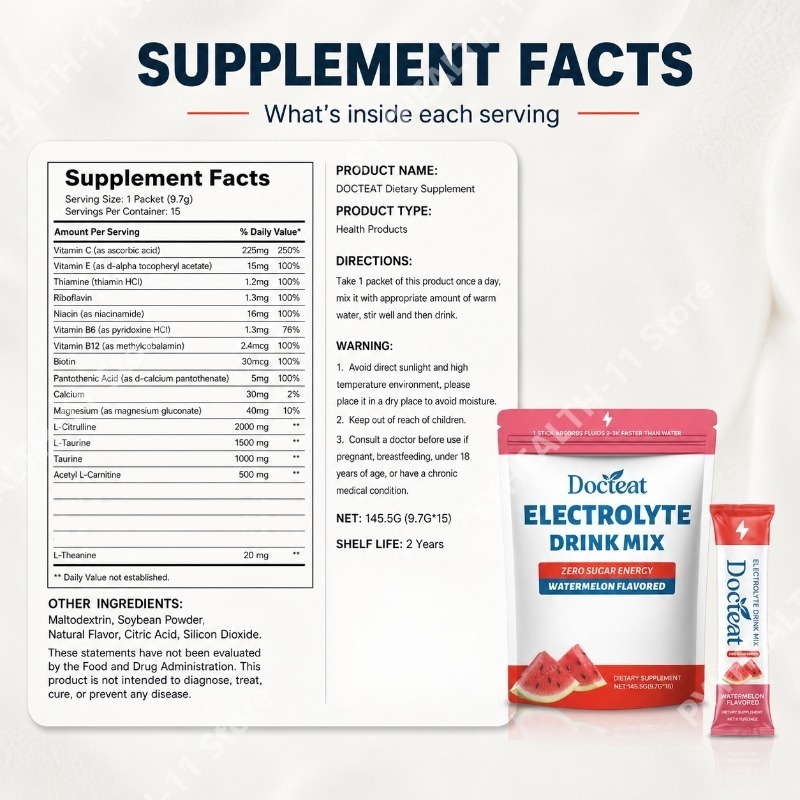 مسحوق مشروب إلكتروليت بنكهة ال - مراجعة Electrolyte Powder Pack وسعره