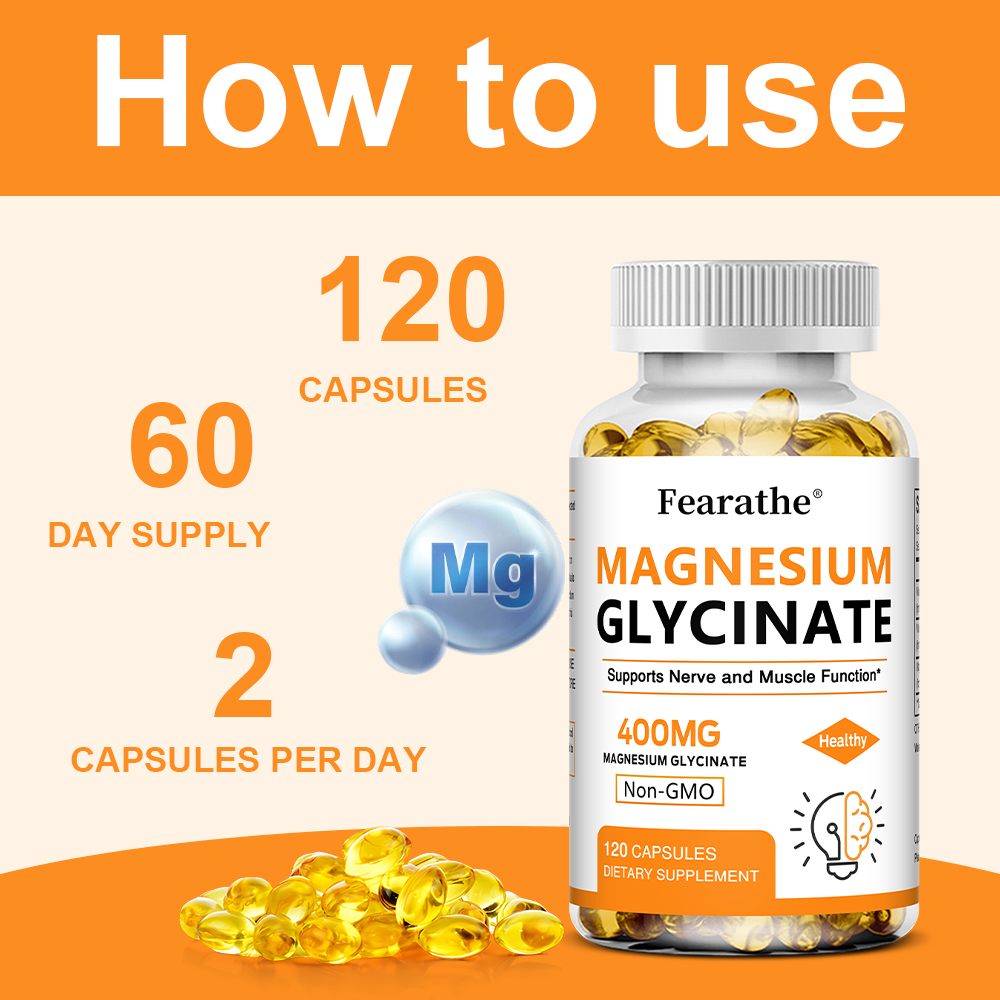 كبسولات جليسينات المغنيسيوم 40 - مراجعة Magnesium Glycinate Capsule وسعره