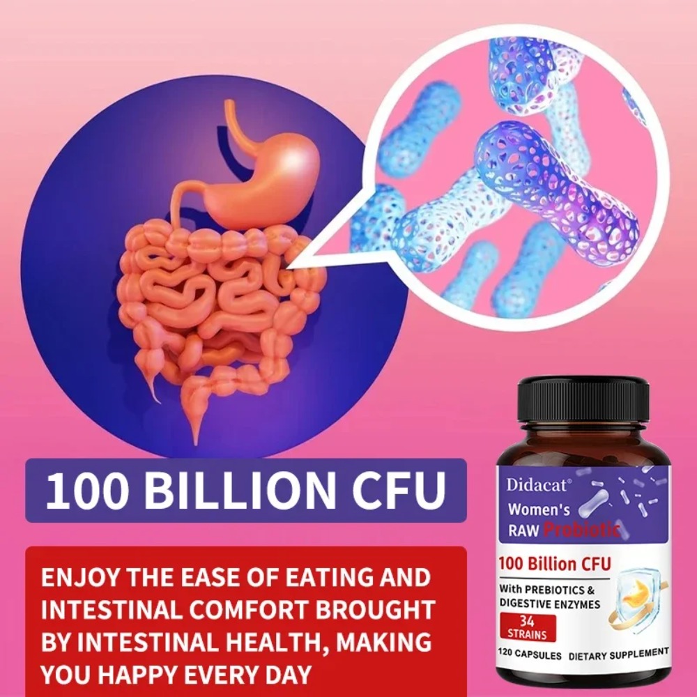 كبسولات البروبيوتيك الخام للنس - مراجعة Probiotics Women Health وسعره