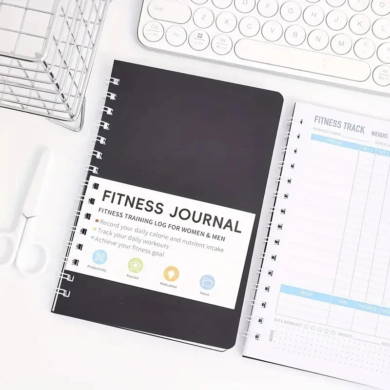 دفتر ملاحظات حلزوني لخطط التما - مراجعة Nutrition Fitness Plan وسعره