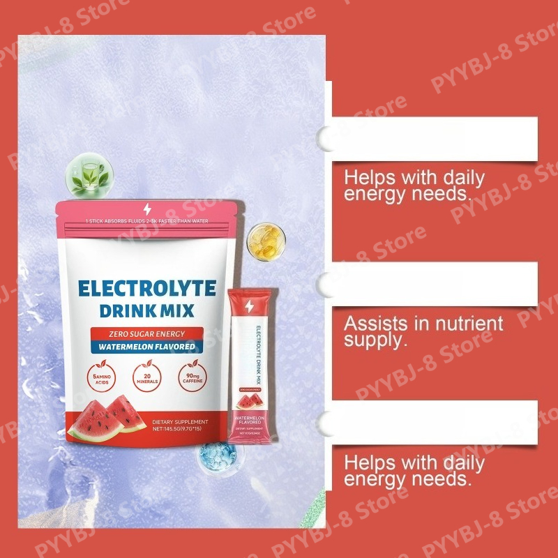 مسحوق إلكتروليت البطيخ خالٍ من - مراجعة Electrolyte Powder Pack وسعره