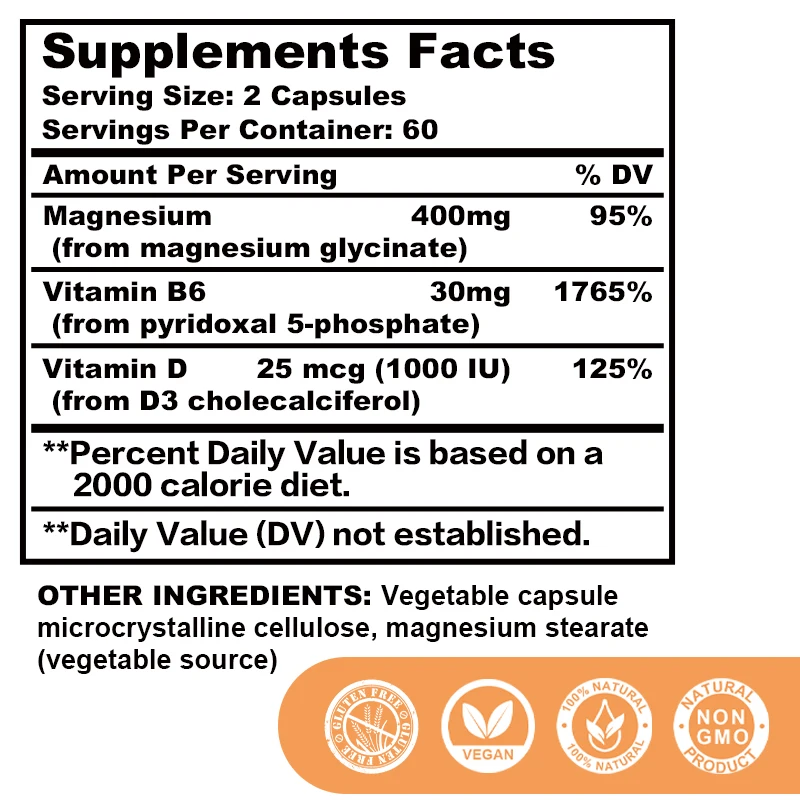 مغنيسيوم جلايسينات - يساعد على - مراجعة Magnesium Glycinate Capsule وسعره