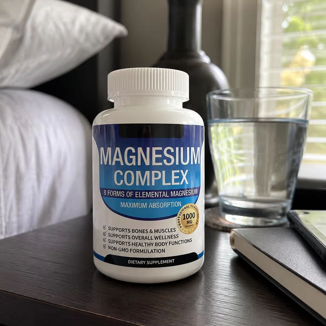 كبسولات مركب المغنيسيوم 1000 م - مراجعة Magnesium Glycinate Capsule وسعره