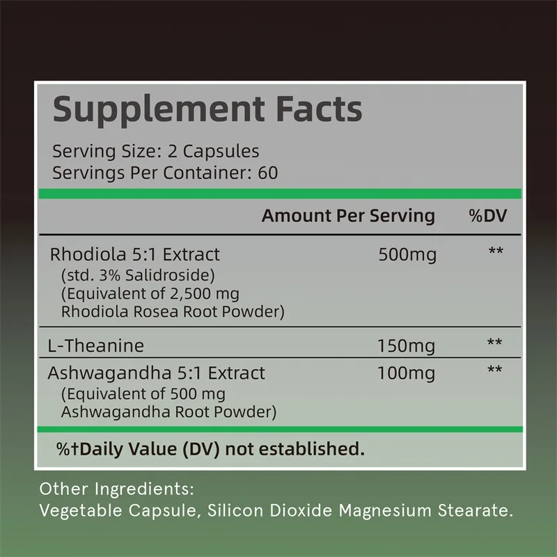 مكمل غذائي من عشبة الروديولا ر - مراجعة Ashwagandha Extract Root وسعره