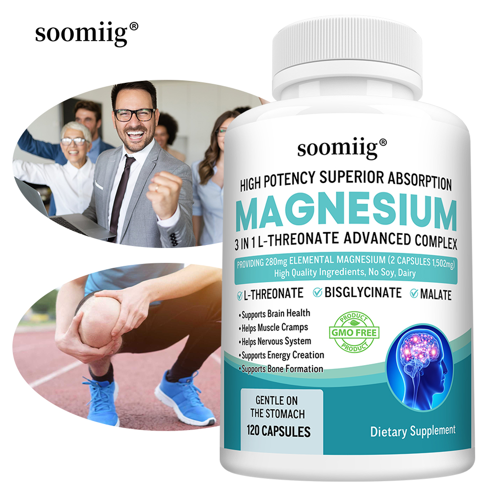 3 في 1 - ثريونات المغنيسيوم L، - مراجعة Magnesium Glycinate Capsule وسعره