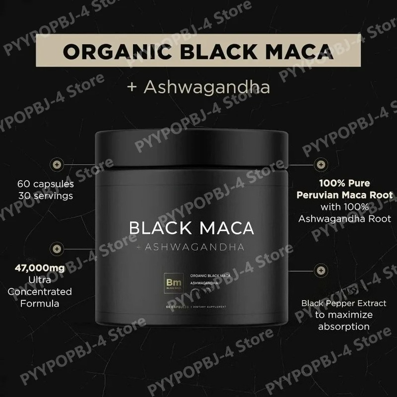 مستخلص جذور الماكا السوداء مع  - مراجعة Ashwagandha Extract Root وسعره