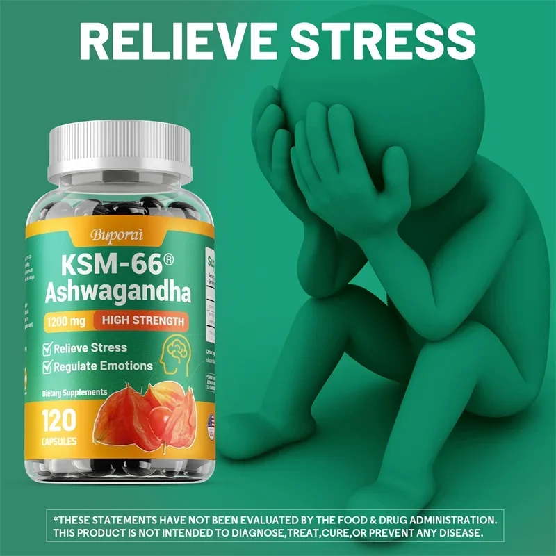 KSM-66 Ashwagandha 1200 Mg كبس - مراجعة Ashwagandha Extract Root وسعره