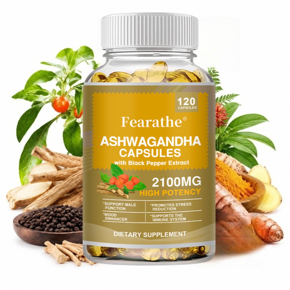 كبسولات أشواغاندا 2100 ملغ، مع - مراجعة Ashwagandha Extract Root وسعره