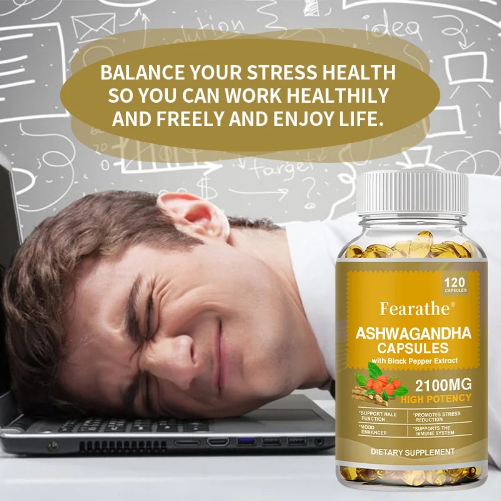 كبسولات أشواغاندا 2100 ملغ، مع - مراجعة Ashwagandha Extract Root وسعره