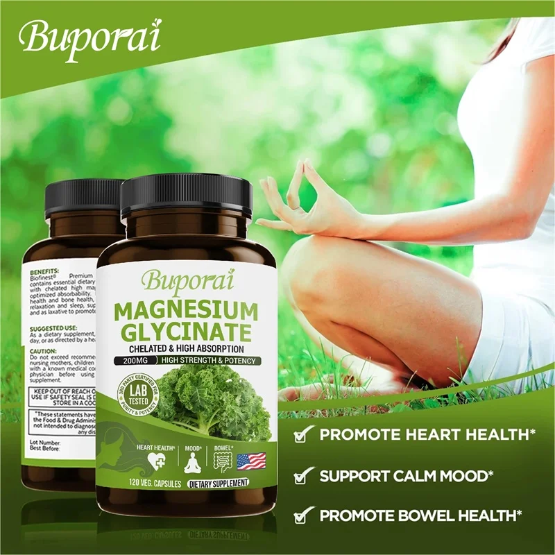 كبسولات جليسينات المغنيسيوم تس - مراجعة Magnesium Glycinate Capsule وسعره