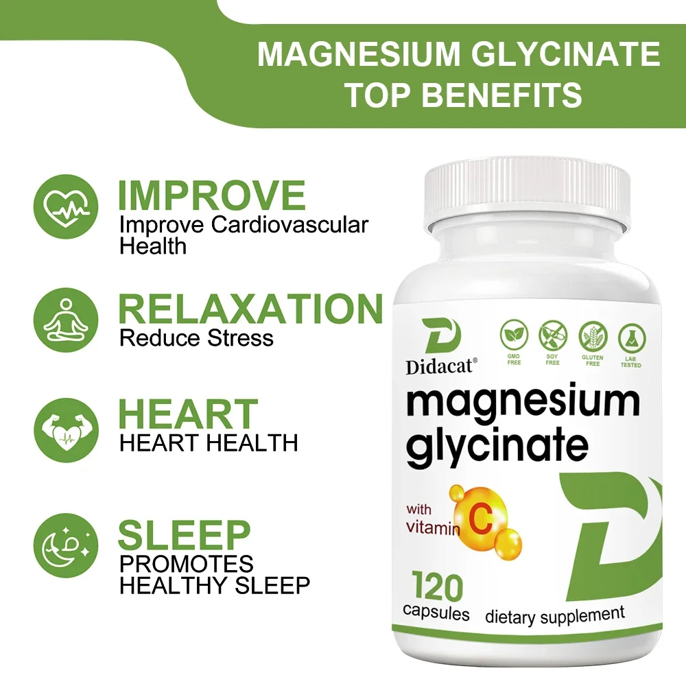 غليسينات المغنيسيوم ، ملغم ، ك - مراجعة Magnesium Glycinate Capsule وسعره